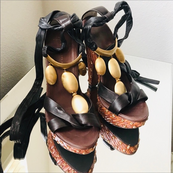 Giuseppe Zanotti Shoes - VINTAGE Giuseppe Zanotti Platform Shoes (Size 36)